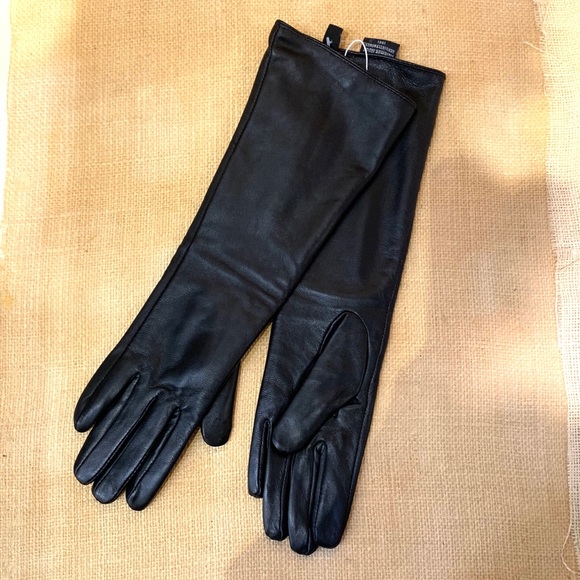 Accessories - Leather long gloves